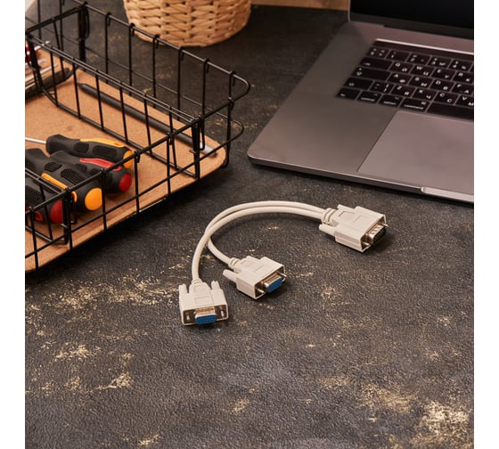 Разветвитель штекер REXANT VGA - VGA 2 гнезда провод 17-6834