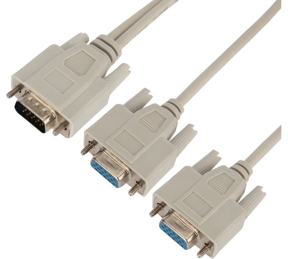 Разветвитель штекер REXANT VGA - VGA 2 гнезда провод 17-6834