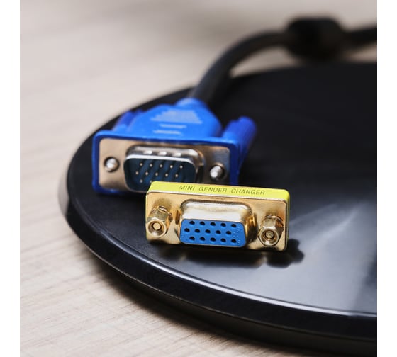 Переходник REXANT гнездо VGA - VGA гнездо 17-6817