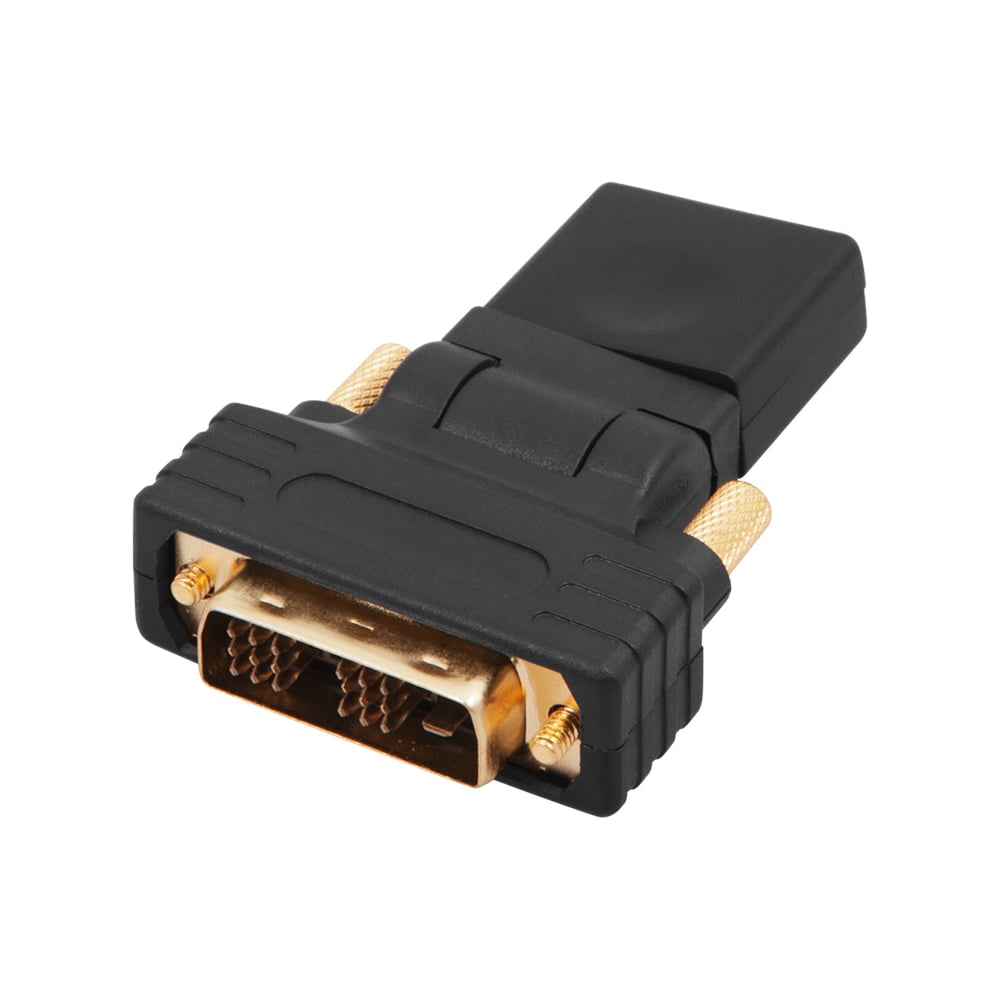 Поворотный переходник REXANT штекер DVI-D - HDMI гнездо 17-6812 ...