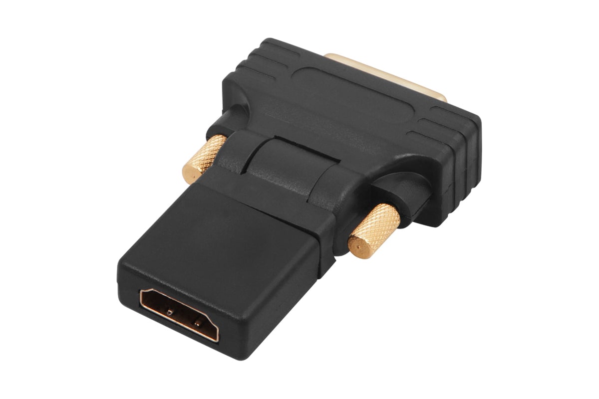 Поворотный переходник REXANT штекер DVI-D - HDMI гнездо 17-6812 ...