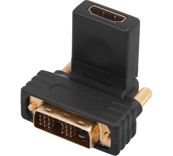 Поворотный переходник REXANT штекер DVI-D - HDMI гнездо 17-6812
