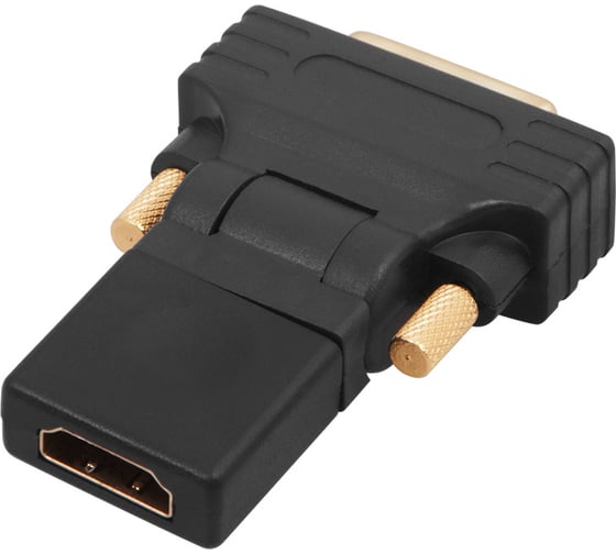 Поворотный переходник REXANT штекер DVI-D - HDMI гнездо 17-6812
