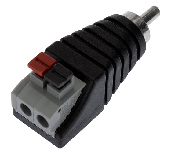 Разъем штекер RCA REXANT с быстрозажимной колодкой 50 шт 14-0413-2
