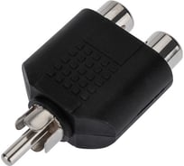 Переходник штекер REXANT RCA - 2 гнезда RCA 50 шт 14-0421
