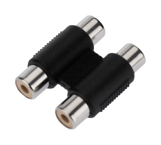 Переходник REXANT 2 гнезда RCA - 2 гнезда RCA 50 шт 14-0433 1