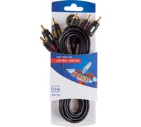 Кабель REXANT 3RCA - 3RCA 1.5 м, Gold 06-3050 22221933