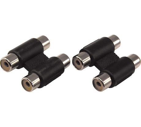 Переходник 2 гнезда REXANT RCA - RCA 2 гнезда 06-0165-A