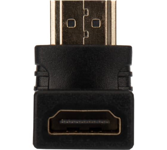 Аудио переходник REXANT (гнездо HDMI - штекер HDMI), угловой, (1шт.) 06-0176-A
