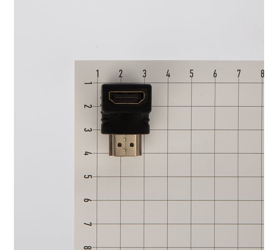 Аудио переходник REXANT (гнездо HDMI - штекер HDMI), угловой, (1шт.) 06-0176-A