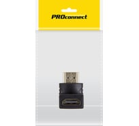 Угловой переходник PROCONNECT гнездо HDMI - штекер HDMI 17-6805-7