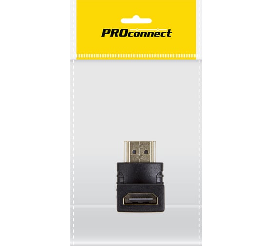 Угловой переходник PROCONNECT гнездо HDMI - штекер HDMI 17-6805-7