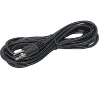 Стерео кабель REXANT 3.5 мм - стерео шт 3.5 мм 3м Gold 06-3010