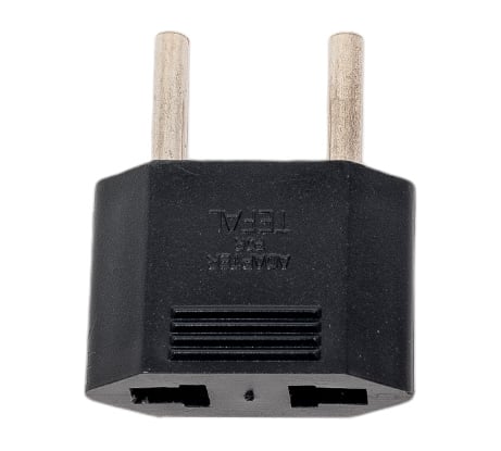 Сетевой плоский адаптер переходник REXANT 6А черный 50 шт 11-1042