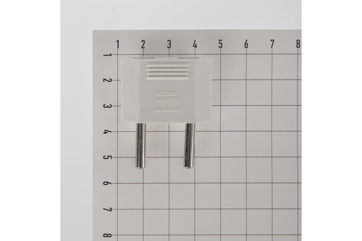 Сетевой плоский адаптер переходник REXANT 6А белый 11-1041-01 - выгодная  цена, отзывы, характеристики, фото - купить в Москве и РФ