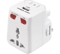 Сетевой адаптер REXANT Путешественник с USB 11-1051