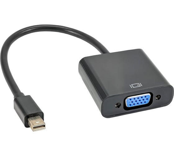Переходник Perfeo mini DisplayPort вилка - VGA розетка (А7026) 30015566