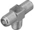 Антенный переходник REXANT 3 гнезда F, тройник 06-0022-A 3