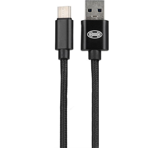Кабель Heyner Премиум Type C USB 3.0, до 5Gb/сек, быстрая зарядка, 2м Черный 511360