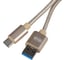 Кабель Heyner Премиум Type C USB 3.0, до 5Gb/сек, быстрая зарядка, 1м Золотой 511330 3