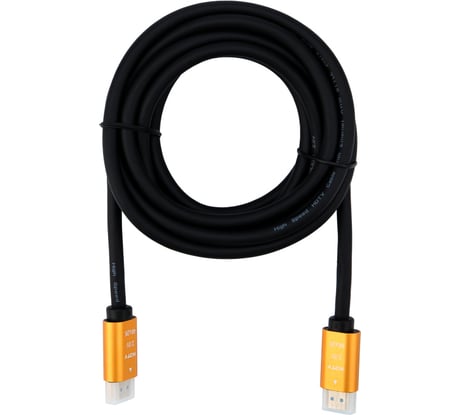Кабель HDMI 2.0 REXANT Gold, 4К 60Hz, 3 метра 17-6105