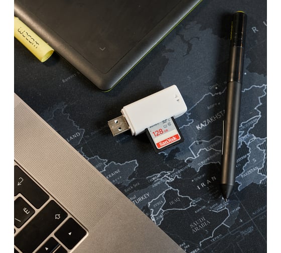 Картридер USB REXANT для microSD, TF, SD, MS, M2 18-4116