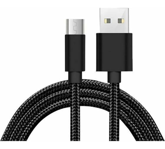 Кабель ENERGY ET-25 USB/Lightning, цвет - черный 104101