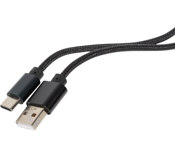 Кабель ENERGY ET-25 USB/Type-C, черный 104103