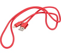Кабель ENERGY ET-26 USB/Lightning, цвет - красный 104104