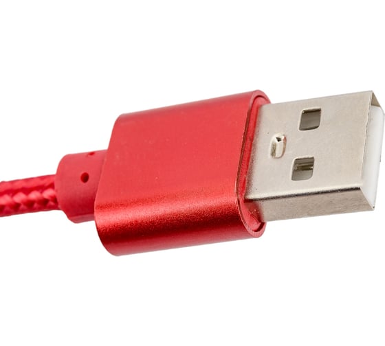 Кабель ENERGY ET-26 USB/Lightning, цвет - красный 104104