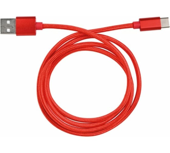 Кабель ENERGY ET-26 USB/MicroUSB, цвет - красный 104105 1