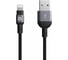 Кабель ADAM elements Premium Aluminum MFILightning Cable PeAk 120B, Grey ACBAD120MBFRPGY 1