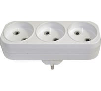 Электрический разветвитель, 3 гнезда, без заземления, А203 UNIVersal 83318