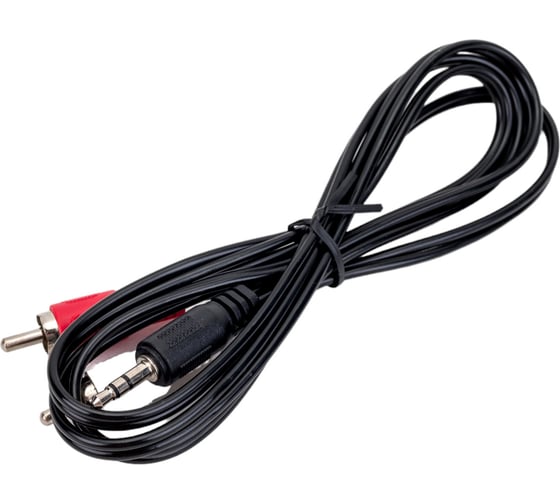 Аудио-видео шнур TWIST 2RCA-3,5 мм стерео mini-jack, 1,2 метра 2RCA-3.5-1.2M