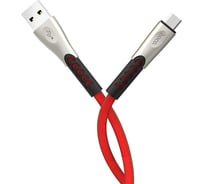 USB кабель Hoco U48 Superior для Micro USB, 2.4А, длина 1.2м, красный 648413