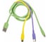 Кабель для зарядки SONNEN 3в1 USB 2.0-Micro USB/Type-C/Lightning, 1м, медь 513562 1