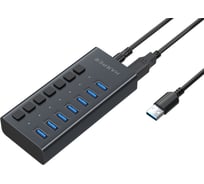 USB концентратор Harper HUB-07MB Black H00003295