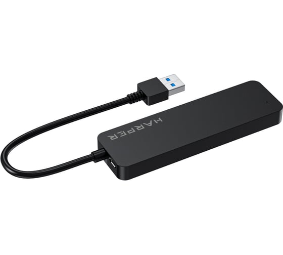 USB концентратор Harper HUB-04P Black H00003291