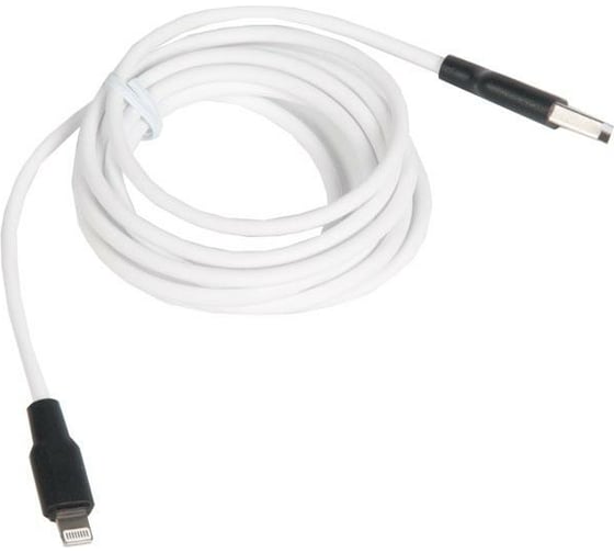Кабель Hoco USB X21 Plus Silicone для Lightning, 2.4A, длина 2.0м, белый 708024 1