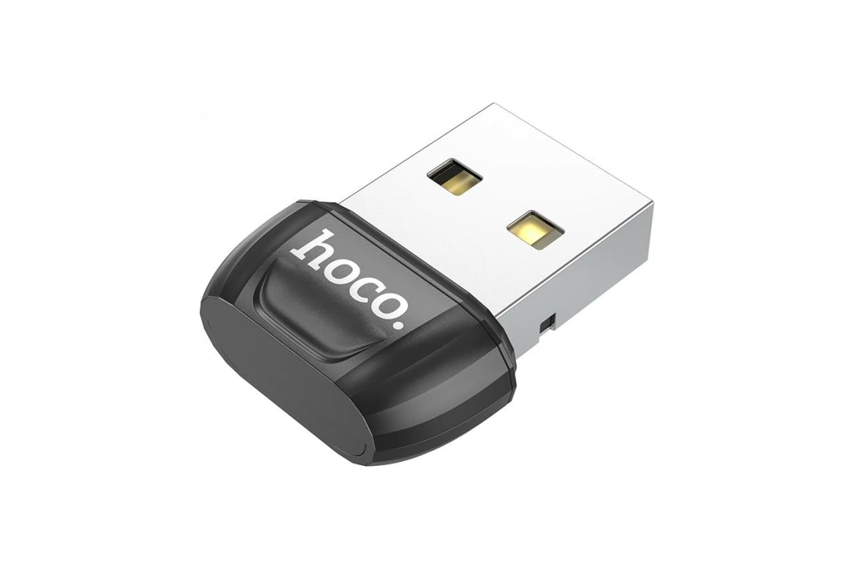 Адаптер Hoco UA18 USB Bluetooth 5.0, черный 862658 - выгодная цена, отзывы,  характеристики, фото - купить в Москве и РФ