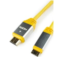 Кабель Konoos HDMI- mini HDMI 1м v1.4 19M/19M алюминиевый корпус KCP-HDMICny