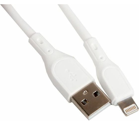 Кабель USB Borofone BX66 для Lightning, 2.4A, длина 1м, белый 903278