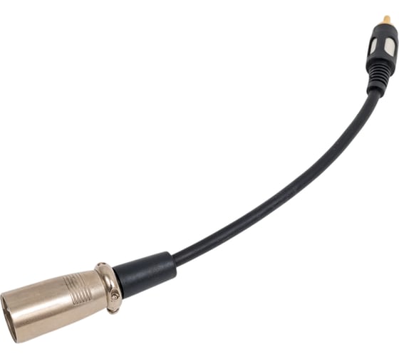 Переход XLR штекер - RCA штекер Pro Legend позолоченные контакты с кабелем 0.3м, PL2286