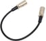 Переход XLR штекер - XLR штекер Pro Legend позолоченные контакты с кабелем 0.3м, PL2295 2