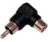 Переход RCA штекер - RCA гнездо угловой Pro Legend пластик, PL2284 1