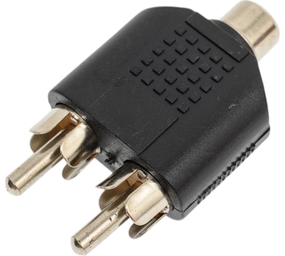 Переход RCA гнездо - 2 x RCA штекер Pro Legend пластик, PL2281