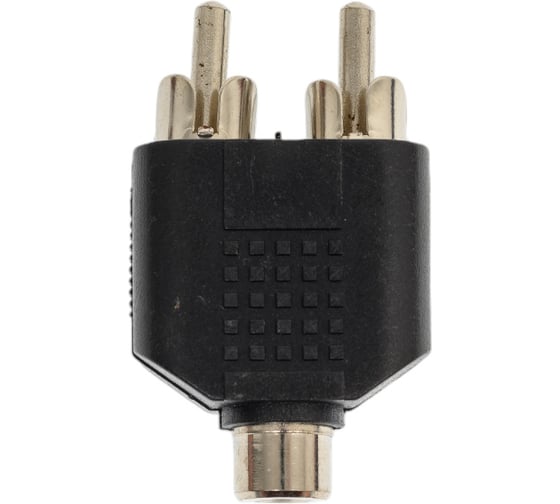 Переход RCA гнездо - 2 x RCA штекер Pro Legend пластик, PL2281
