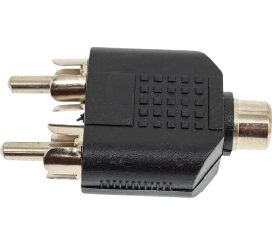 Переход RCA гнездо - 2 x RCA штекер Pro Legend пластик, PL2281