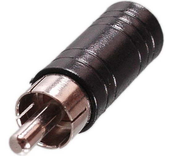 Переход RCA штекер - 3.5мм гнездо Pro Legend моно пластик, PL2269 1