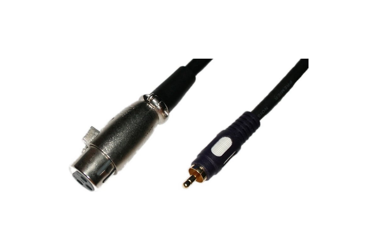 Переход XLR гнездо - RCA штекер Pro Legend позолоченные контакты с ...